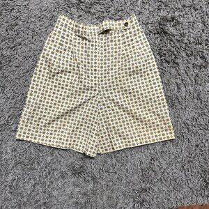 Vintage Patterned Trouser Short Sportfolio Brand Vintage 80s